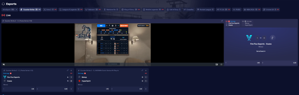 Esports in play at duel