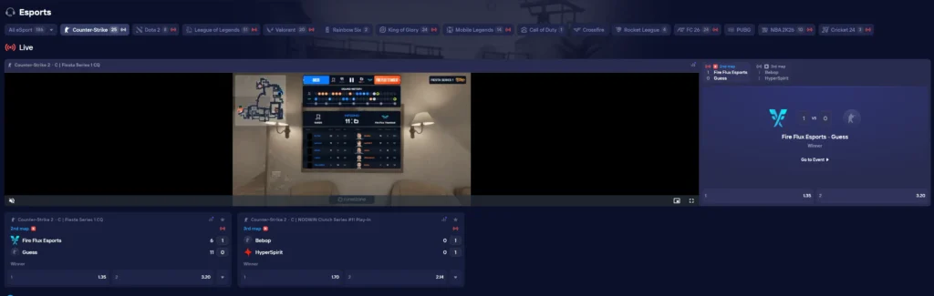 Esports in play at duel