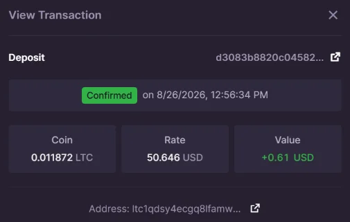500 Casino verification evidence 1